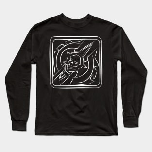 Deathknight Class Icon (White) Long Sleeve T-Shirt